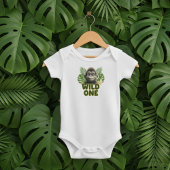 "Dolle Papegaai" Jungle Gorilla Romper