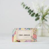 Dolle Patchwork Dekbed Design Visitekaartje (Staand voorkant)