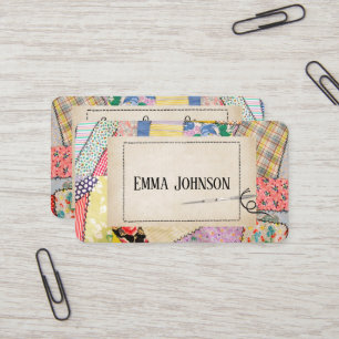 Dolle Patchwork Dekbed Design Visitekaartje