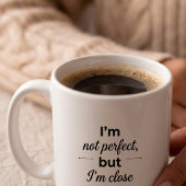 Dolle Perfecte Koffiemok Quote