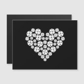 Dolle Pickleball Liefde Hartvormige Valentijnsdag (Voorkant / Achterkant)