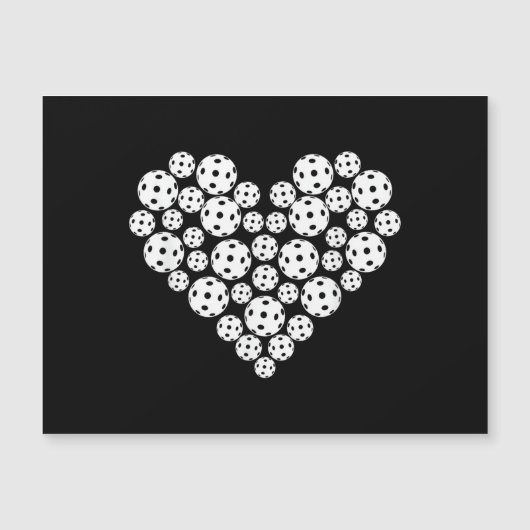 Dolle Pickleball Liefde Hartvormige Valentijnsdag (Voorkant)