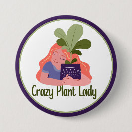 Dolle Plant Dame Knop Ronde Button 7,6 Cm