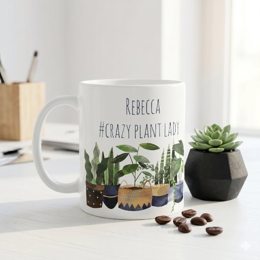 Dolle Plantendame Potplant & Cactus Koffiemok