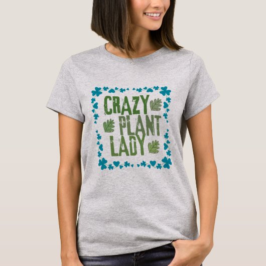 Dolle Plantendame T-shirt (Voorkant)