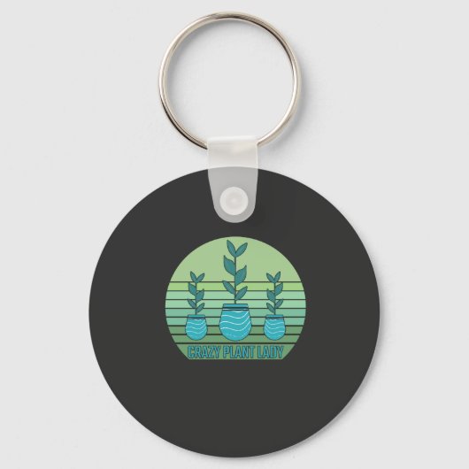 Dolle Plantenvrouw Sleutelhanger (Voorkant)