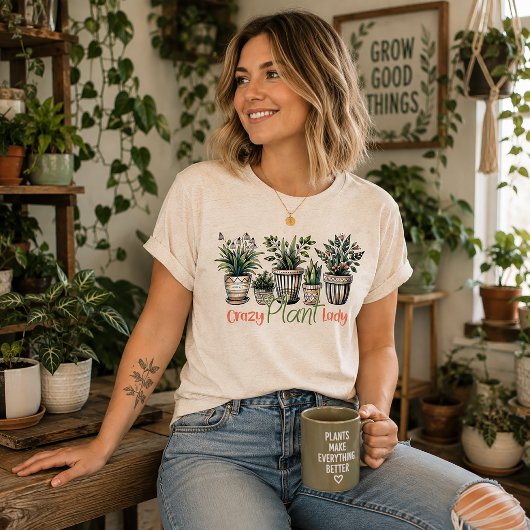 Dolle Plantenvrouw Tri-Blend Shirt