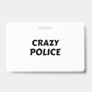 DOLLE POLITIE BADGE