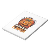 Dolle Pompoen Halloween Vintage Gravure Design_1 Notitieblok (Linkerzijde)