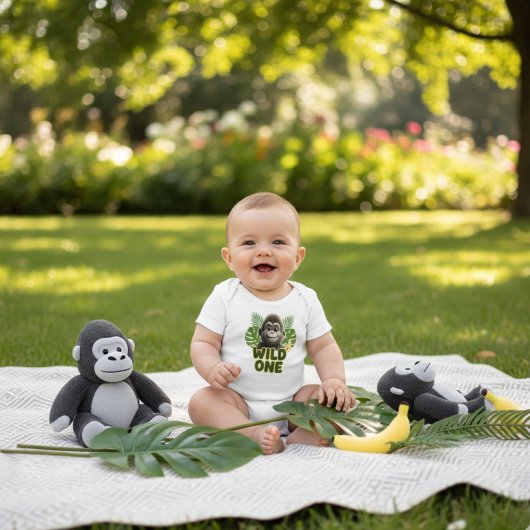 "Dolle pret" Jungle Gorilla Romper