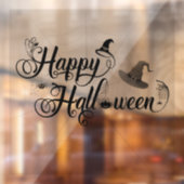 Dolle pret met Halloween en spinnenwebben Raamsticker (Vel 2)