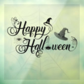 Dolle pret met Halloween en spinnenwebben Raamsticker (Vel 3)