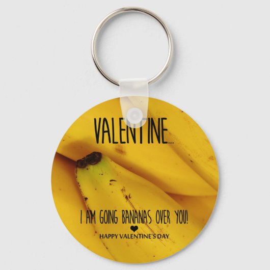 Dolle pret om jou Valentijnsdag Sleutelhanger (Voorkant)