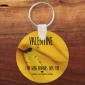 Dolle pret om jou Valentijnsdag Sleutelhanger (Voorkant)