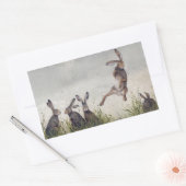 Dolle pret rechthoekige sticker (Envelop)