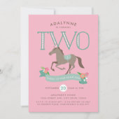 Dolle pret Tweede verjaardagsuitnodiging (Voorkant)