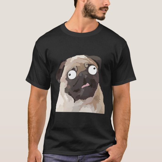Dolle Pug Lang  143 T-shirt (Voorkant)