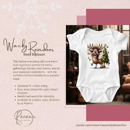 Dolle Rendier Baby Bodypakje Romper