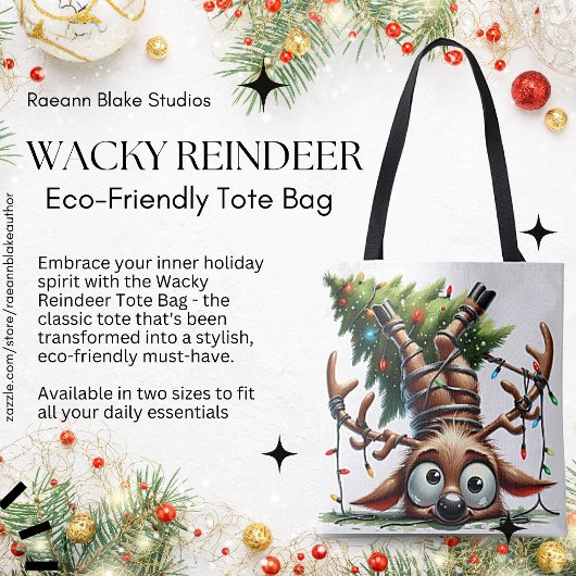 Dolle Rendier Boodschappentas Tote Bag