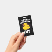 Dolle Rubber Eend Meisje Badge (Handheld)