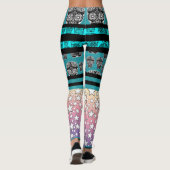 Dolle Schedel En Ster Kousen Leggings (Achterkant)
