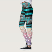 Dolle Schedel En Ster Kousen Leggings (Links)