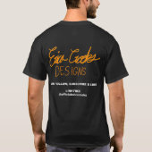 dolle schedel skelet gezicht t-shirt (Achterkant)