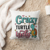 Dolle Schildpad Dame Vintage Gravure Ontwerp_1 Kussen (Deken)