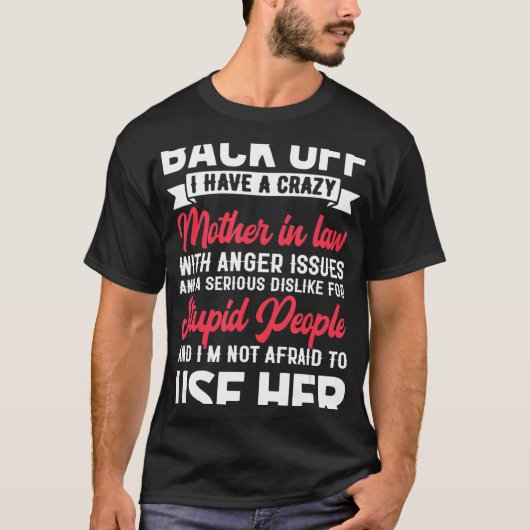 Dolle Schoonmoeder Van Schoondochter T-shirt (Voorkant)