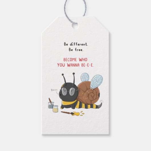Dolle Slak Sticker Cadeaulabel (Voorkant)