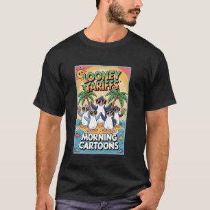 Dolle Tarieven Politieke Eenheid Grappige Pinguïn T-shirt