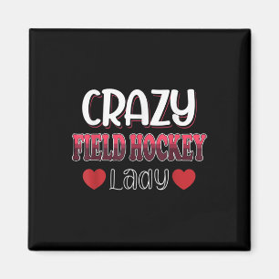 Dolle Veldhockey Dame Vrouwen  Magneet
