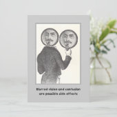 Dolle vintage kaart (Staand voorkant)