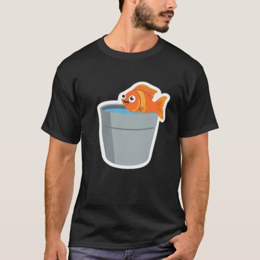 Dolle vis (kleine maat). t-shirt (Voorkant)