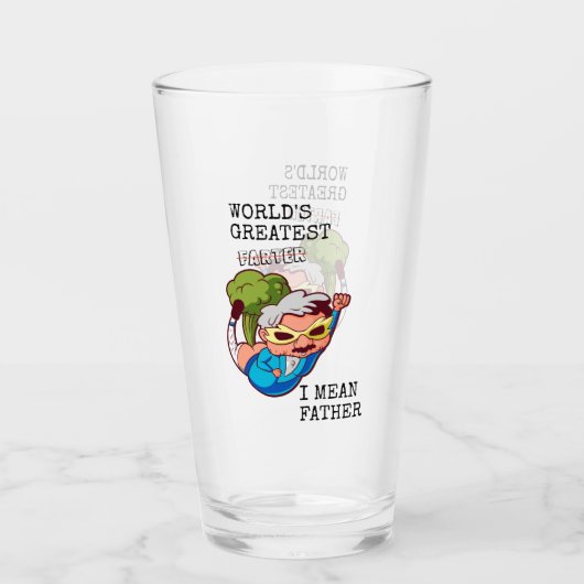 Dolle Werelds Beste Scheter Ik Bedoel Vader Glas (Voorkant)