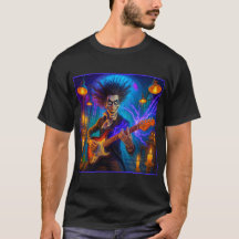 Dolle wetenschapper elektrisch T-shirt