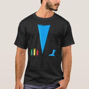 Dolle Wetenschapper Verkleed Nerd Chemie Plezierig T-shirt