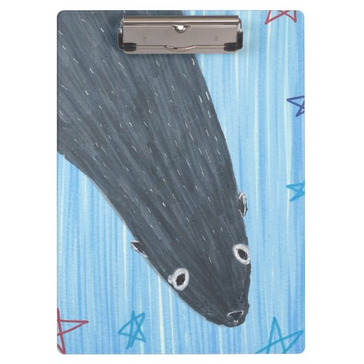 Dolle zeeleeuw binder klembord (Voorkant)