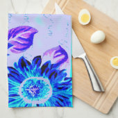 Dolle zonnebloemen theedoek (Quarter Fold)
