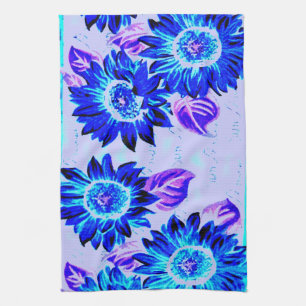 Dolle zonnebloemen theedoek