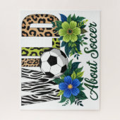 Doller over Voetbal Legpuzzel (Verticaal)