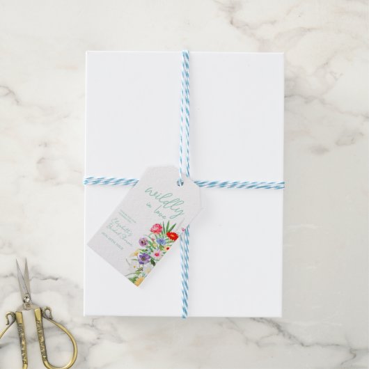 Doller Verliefd Bruidssalon Cadeaulabel (Met Touw)
