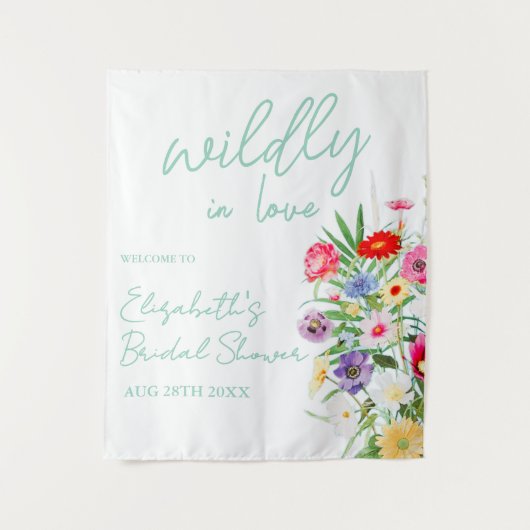 Doller Verliefd Bruidssalon Wandkleed (Voorkant)