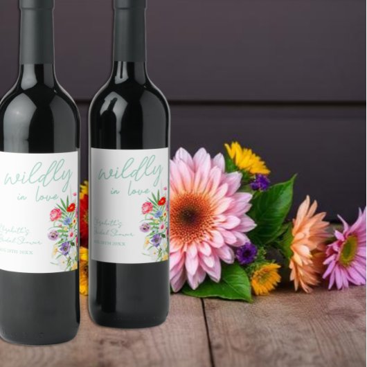 Doller Verliefd Bruidssalon Wijn Etiket