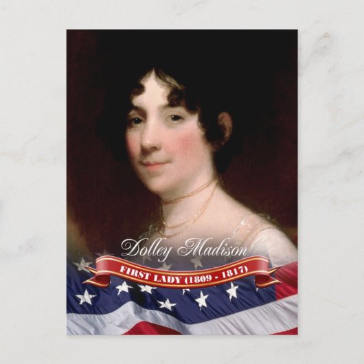 Dolley Madison, First Lady of the U.S. Briefkaart (Voorkant)