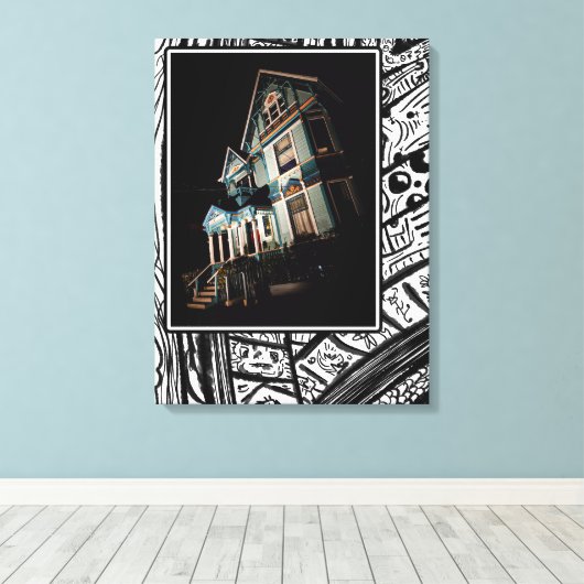 Dollhouse Canvas Afdruk (Insitu (Houten vloer))