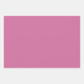 Dollhouse effen roze, effen roze inpakpapier vel (Voorkant)