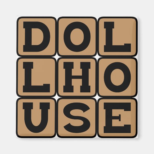 Dollhouse, Home voor Dolls Magneet (Voorkant)
