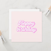 Dollhouse Verjaardag Kaart - kaart #6 van 6 (Voorkant / Achterkant in situ)