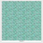 Dollhouse Wallpaper kleinschalige groene basketwea Sticker (Vel)